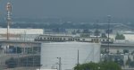 UP Express on the viaduct approaching Pearson Airport